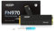 Fikwot FN970 4To M.2 2280 PCIe Gen4 x4 NVMe 1.4 Disque SSD Interne avec dissipateur Thermique - Vitesse jusqu'à 7400Mo/s, Configuration du Cache DRAM, SSD Interne Compatible PS5