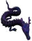 DONGKER Aquarium Deko Ornament, 17,7 Zoll 3D Mini Fish Tank Drachen Dekoration, Harz Reptilien Lebensraum Drache Dekorativ Einzigartige Landschaft für Home Office Aquarium