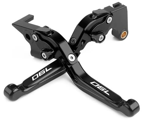 PooBa Motorrad Bremshebel Hebel Motorrad-Aluminium-klappbarer, Einziehbarer, Verstellbarer Bremskupplungshebel, Passend Für KTM Duke 790 2017–2022 Bremskupplungshebel Lenker (Color : All Black)