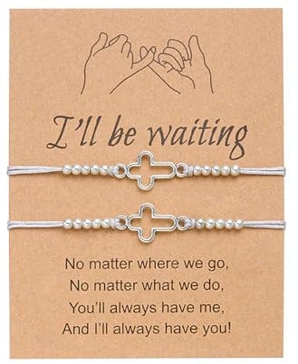 Aieino Pinky Promise Bracelets - Adjustable Handmade String Rope Relationship Couple Distance Friendship Mother Father Daughter Son for Women Men Teens Birthday Valentine's Day Gift