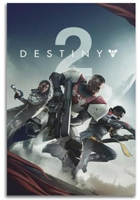 TWFSRXVWTS Poster mit Destiny-Videospiel, dekoratives Gemälde, Leinwand, Wandposter und Kunstdruck, moderne Familienschlafzimmer-Dekoration, Poster, 30 x 45 cm