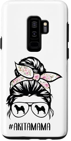 Hülle für Galaxy S9+ akita mom chaotisch brötchen haarbrille akita mama