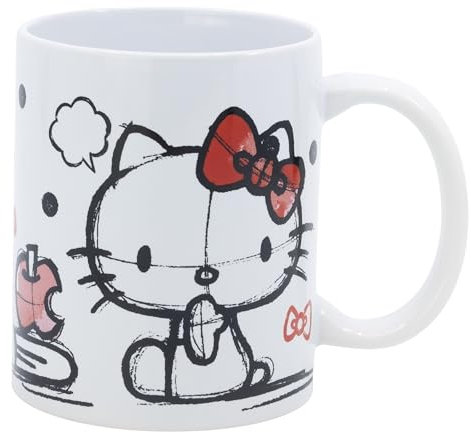TAZA CERAMICA 325 ML EN CAJA REGALO HELLO KITTY YA