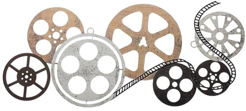 TOPBATHY Kinoraum-zubehör Wanddekor Retro Wandornament Handwerkliche Wandanhänger Dekorative Eisendekorationen Für Heimdekoration Und Balkon