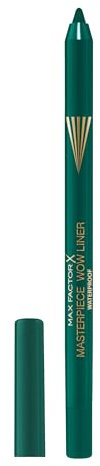 Max Factor Masterpiece Wow Liner, wasserfester, veganer Eyeliner mit 24 Stunden Halt und hochkonzentrierten Wow-Pigmenten, Fb. 600 Emerald Green