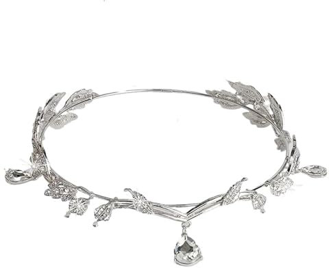 Elfen-Stirnband, Elfen-Kopfschmuck, modische Elfenkrone, die Augenbrauen, Herz im Ethno-Stil, die Stirn, das sanfte und elegante Haarband, Feen-Stirnband for Cosplay-Zubehör (05 Pixie-Ohr)(01 Large Si