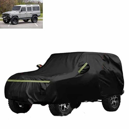 NEWFUN Autoabdeckung für Land Rover Defender 110 1990-2016, Auto Abdeckplane, Autoabdeckung Outdoor, Autoabdeckung Outdoor Winter Sommer für Sonne Schnee Regen Staub Schutz