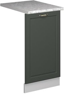 Vicco Panel Frontal del lavavajillas Fame-Line, Verde Dorado Casa de Campo, 45 cm, ET Mármol