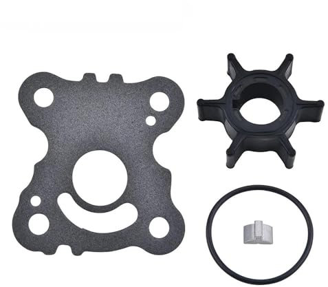 ASJFGTEH Reparatursatz for Wasserpumpenlaufrad for Außenbordmotor 8 PS, 9,9 PS, 15 PS, 20 PS, Bf8/9,9/15/20, Motorteil 06192-ZW9-A30 19210-ZW9-A32 Bootsmotor