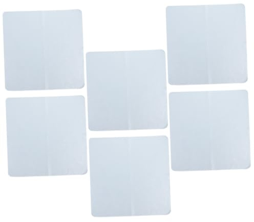 LOLIPPYY 6 pièces Chiffons Microfibres Nettoyage Lentilles Lunettes Écran Multi-Usage sans Peluches Bleu