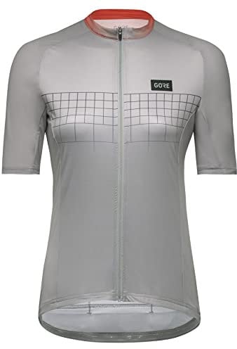 GORE WEAR Damen Grid Fade 2.0 Trikot, Lab Gray/Fireball, 36 EU