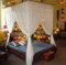 GURU SHOP Orientalischer Baldachin 1001 Nacht, Betthimmel, Moskitonetz, Moskitonetz `Prinzessin`, Baumwolle, Größe: 180x200 cm, Moskitonetze & Baldachine