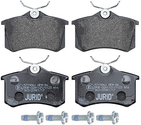Jurid 571906J Bremsbelagsatz, Scheibenbremse - (4-teilig)