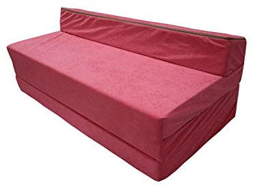 Natalia Spzoo Klappmatratze 200x120x10 cm - Premium Schaumstoff Gästematratze für Zwei Personen, Faltbare Bodenmatratze, Schaumsofa - Optimal für Übernachtungsgäste