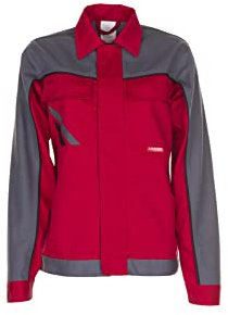 Planam Highline Damen Bundjacke rot schiefer schwarz Modell 2390 Größe 52