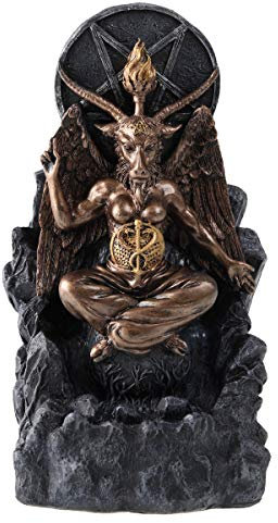 Nemesis Now - Tour porte-encens à refoulement Baphomet de 20 cm