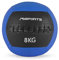 MSPORTS Wall-Ball Premium Gewichtsball 2-10 kg Medizinball (8 kg - Blau)