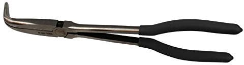 ION TOOL 11 Angled Long Needle Nose Pliers - 90 Degree Bent Nose Pliers