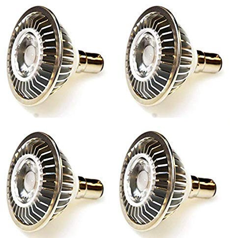 AIBOO AR70 LED-Glühbirne BA15D B15 Sockel, AC/DC 12 V Eingang, 7 W, 500 lm für Haushalts- und gewerbliche Beleuchtung, 50 W Halogenlampenersatz (warmweiß, 4 Stück)