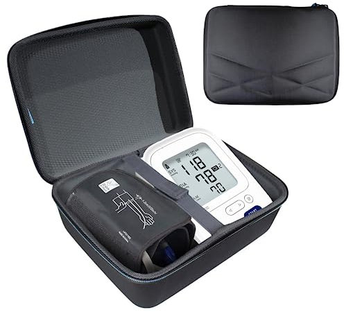 TUDIA Travel EVA Empty Hard Carrying Case Compatible with CAZON/Omron 3/5 / 7 Series (BP7100 / BP742N), Portable Storage Bag for Upper Arm Blood Pressure Monitor [Case ONLY, Device NOT Included]