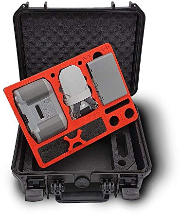 MC-CASES® Koffer für DJI Mavic Mini 2 und Zubehör - In der Explorer Edition für die Fly More Combo - Auch Propellerschützer - In Deutschland hergestellt
