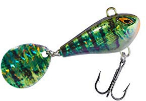 Balzer Shirasu Colonel Spin Buddy Evil Eye - Jigspinner, Größe/Gewicht/Farbe:3.5cm / 6g / Barsch UV