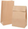 100 Stück Papiertüten, Geschenktüten Papier,Papiertüten braun,Papiertüten Klein11x6x20cm Sandwich Tüten Brottüten Lebensmitteltaschen mit Kraft Papier zum Geburtstag, Xmas Party Hochzeit Ostertüten