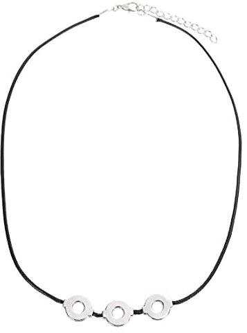 Itachi Uchiha Halskette mit DREI Metall Ringen für Cosplay Kostüm