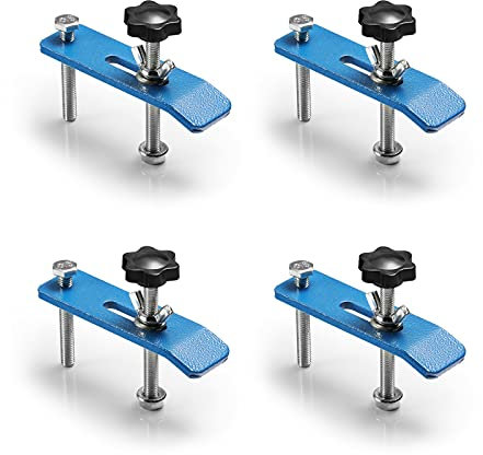 Genmitsu 4 Pack Hold Down Clamp Kit, CNC Router Clamp per la lavorazione del legno e dei metalli, compatibile con CNC Machine PROVerXL 4030/6050 Plus e 3040 Estensione Spoilboard per CNC 3018