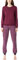 Merry Style Damen Lang Zweiteiliger Schlafanzug aus Baumwolle Pyjama Set Winter MS10-168 (Wein Sterne, XS)