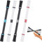 MEISO 4 Stück Spinning Pen Rolling Pen Kugelschreiber Für Männer Frauen Kinder Studenten, Balance Verbesserter Spinning Pen Für Männer Frauen Kinder Studenten Druckentlastung, Weiß und Schwarz