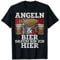 Angeln in Norwegen Lustiges Heilbutt & Bier Spruch Geschenk T-Shirt