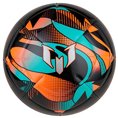 ADIDAS HT2465 Messi CLB Recreational Soccer Ball Unisex solar orange/Mint Rush/core Black 5