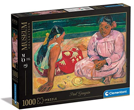 Clementoni - 39762 - Museum Collection - Gauguin, Femmes De Tahiti, Puzzle 1000 Teile Für Erwachsene Und Kinder 10 Jahren, Geschicklichkeitsspiel Für Die Ganze Familie