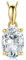 JewelryPalace Ovalschliff 2ct Moissanite Kette Anhänger, Braut Simulierter Diamant Schmuck Set, Halskette Damen Silber 925 Collier Damen mit Stein, Schmuck Mädchen Geschenk für Frauen Vergoldet 45CM