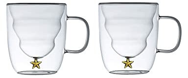 SET 2 TASSES SAPIN DOUBLE PAROI 250ML