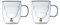 SET 2 TASSES SAPIN DOUBLE PAROI 250ML