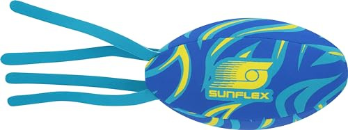 Sunflex® Neopren Catchit Flames Bluefire | weiches & leichtes Sportspiel mit flexiblem Schweif | Strand & Park | perfekt für Koordination & Werfer | extrem robust & für Jede Altersgruppe