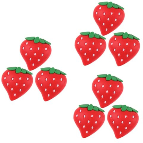 jojofuny 9stücke Frucht-design Kabelwinder Schutz Für Usb-kabel Ohrhörer Niedlicher Erdbeer-cord Protector Für Verlängerung Von Datenkabeln