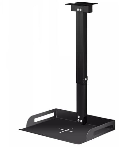 GLigeT Projektor Halterung Universal Projektor Hängende Halterung Wand Halterung Ablage Projektor Kamera Wand Halterung Projektor Platzierung Tisch Projector Stand (Color : Schwarz, Size : 91-170CM)