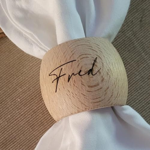 Personalisierte Serviettenringe Holz Mit Gravur Personalisiert Servietten Ring Hochzeit Tisch Dekoration Taufe Vorschlag Party Bevorzugen Benutzer Definierte Gastname (30 stück)