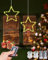 Weihnachtsstern Fenster Beleuchtet Weihnachtsdeko LED Stern Fenster 8 Modi mit Speicher und Timerfunktion IP44 Weihnachtsbeleuchtung für Fensterdeko Hängen Weihnachtsdeko Innen Party 2 Stück