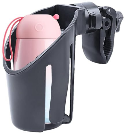 demaxiyad Portabotellas para Silla de Ruedas, portavasos de Ciclismo - Accesorios para cochecitos estables y Ajustables - Portavasos para Padres de Cochecito Portabotellas con rotación de 360°