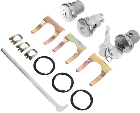 OSOLADY 1 Satz Türschließzylinder Austausch Des Schließzylinders Zylinderschloss Zinklegierung Silver