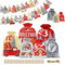 Adventskalender zum Befüllen,24 Stk Adventskalender Selber Befüllen Kinder,Adventskalender Säckchen Stoff,Groß & Klein Größen Adventskalender Tüten,Leere Weihnachtskalender Selbst Befüllen Ideen