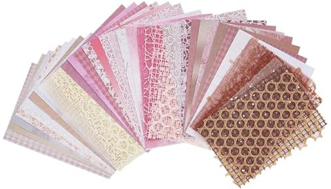 Scrapbook Papier 45 Stück scrapbook stickers zubehör Designpapier Bastelpapier Muster Junk Journal Scrap Book Journaling Scrapbooking Bullet Journal Stickerbuch Stickerbuch Erwachsene Basteln