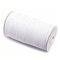 Elastisches Seil Elastische Bandmasken weiß schwarz 3mm 5mm 6mm 8mm 10mm 12mm hochelastisches flaches Gummiband-Taille Band Nähen Stretch Seil DIY. Maske Seil Elastisch(White,5M)