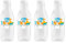 Acan Tradineur - Pack de 4 Botellas de plástico con tapón de Rosca, Reutilizables y reciclables, Agua, Leche, Batidos, zumos, refrescos, frigorífico, Fabricadas en España (500 ml - 20,5 x 6,5 cm)