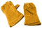 Sandyseptember Full Leather Heavy Duty Heat Resistant Gloves For Woodburner, Multi-Fuel Stoves Heavy Duty Safety Gauntlet For BBQs Pizza Ovens