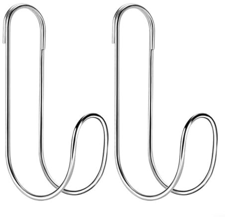 QOXEZY Crochets de rangement pour tuyau d'arrosage en acier inoxydable - Support mural pour robinet - Support mural pour extérieur et intérieur - Support d'installation flexible - 20 kg